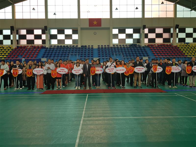 Quang cảnh khai mạc Hội thao