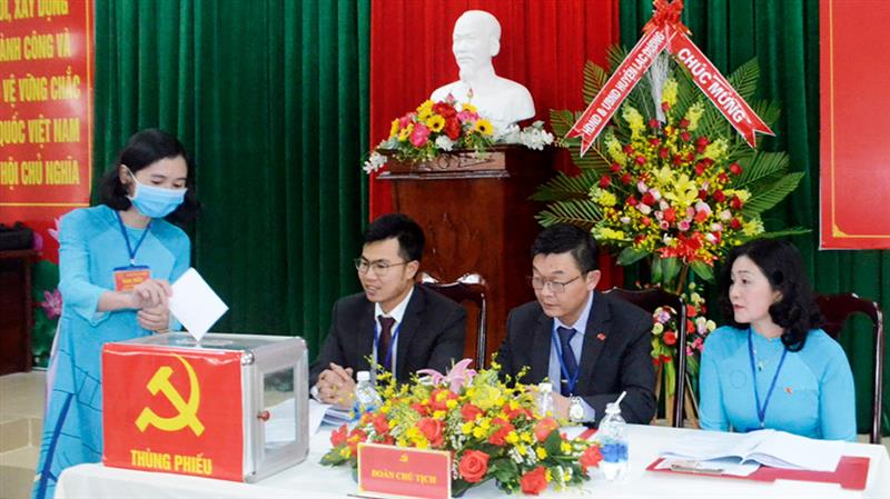 Các cấp ủy, tổ chức Đảng toàn tỉnh triển khai thực hiện Quy chế bầu cử trong Đảng nghiêm túc, đạt nhiều kết quả