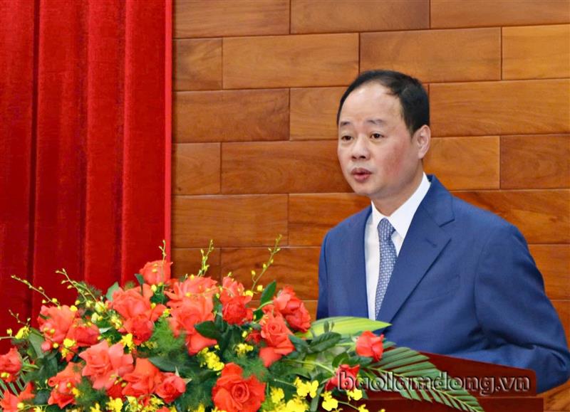 Tân Phó Bí thư Tỉnh uỷ Lâm Đồng phát biểu nhận nhiệm vụ