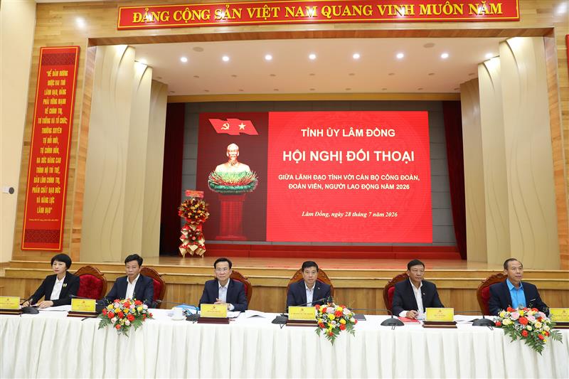 Các đồng chí chủ trì Hội nghị