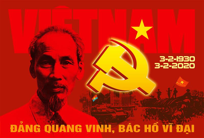 Kỷ niệm 90 năm Ngày thành lập Đảng Cộng sản Việt Nam (3-2-1930 - 3-2-2020) _Tác giả: Bùi Đại Hào