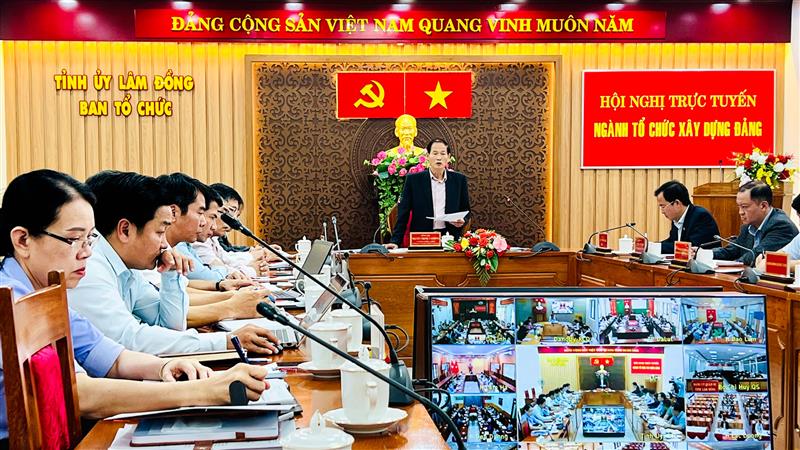 Ban Tổ chức Tỉnh ủy luôn quán triệt kịp thời các chỉ thị, nghị quyết của Đảng đến toàn tỉnh