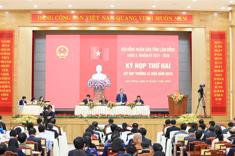 Toàn cảnh Kỳ họp thứ 2, HĐND tỉnh Lâm Đồng Khóa X