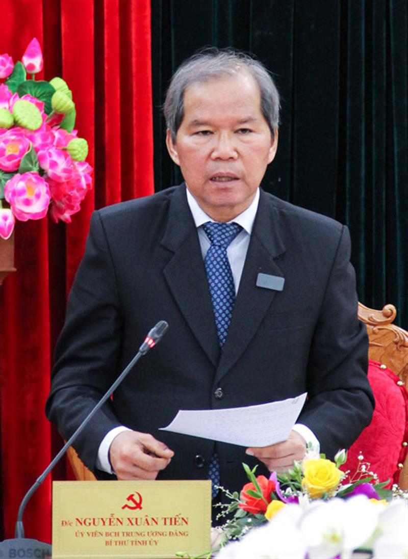 Bí thư Tỉnh uỷ Lâm Đồng Nguyễn Xuân Tiến kết luận hội nghị