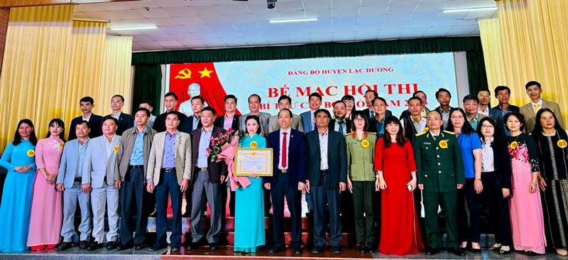 Huyện ủy Lạc Dương tổ chức thành công Hội thi Bí thư chi bộ giỏi