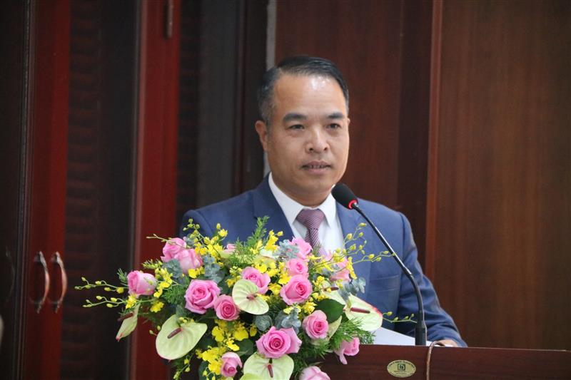 Đồng chí Trần Xuân Hải - Giám đốc Ngân hàng TMCP Kiên Long chi nhánh Lâm Đồng phát biểu nhận nhiệm vụ